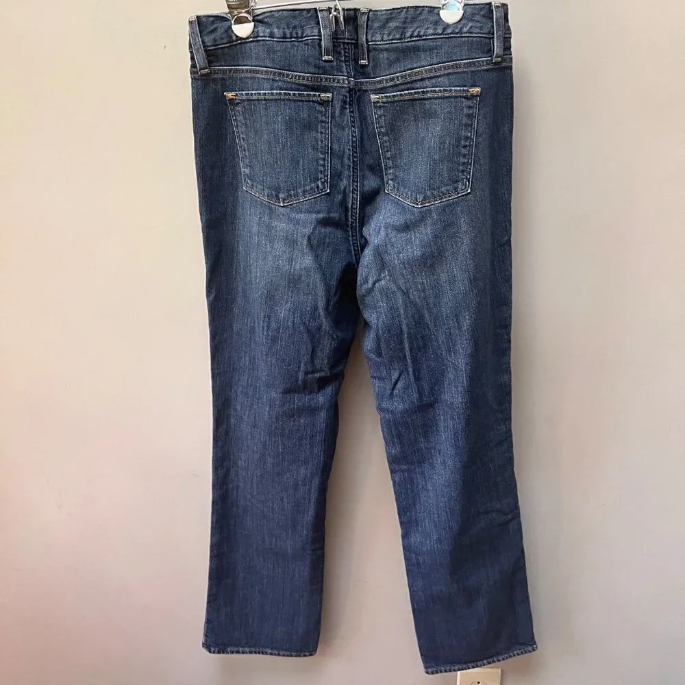 L. L. Bean Favorite Fit Red Buffalo Plaid Flannel Lined Jeans- Women's‎ Size 12